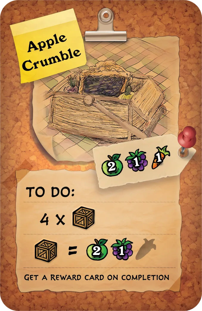Apple Crumble card