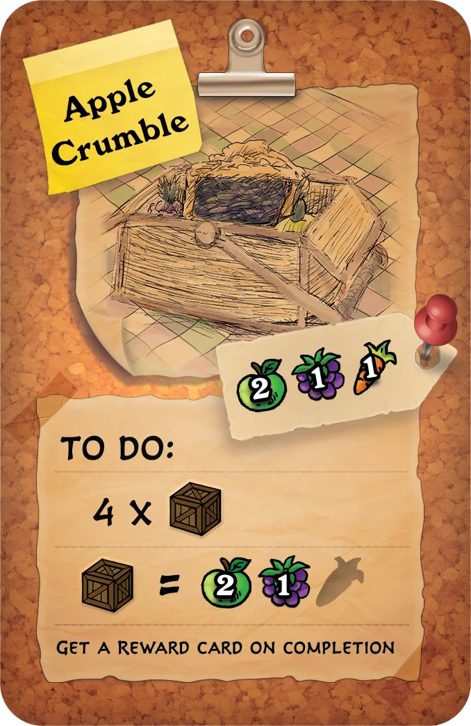 Apple Crumble card