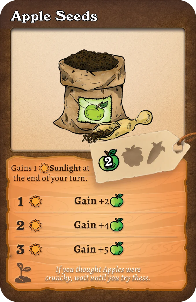 Apple Seeds card