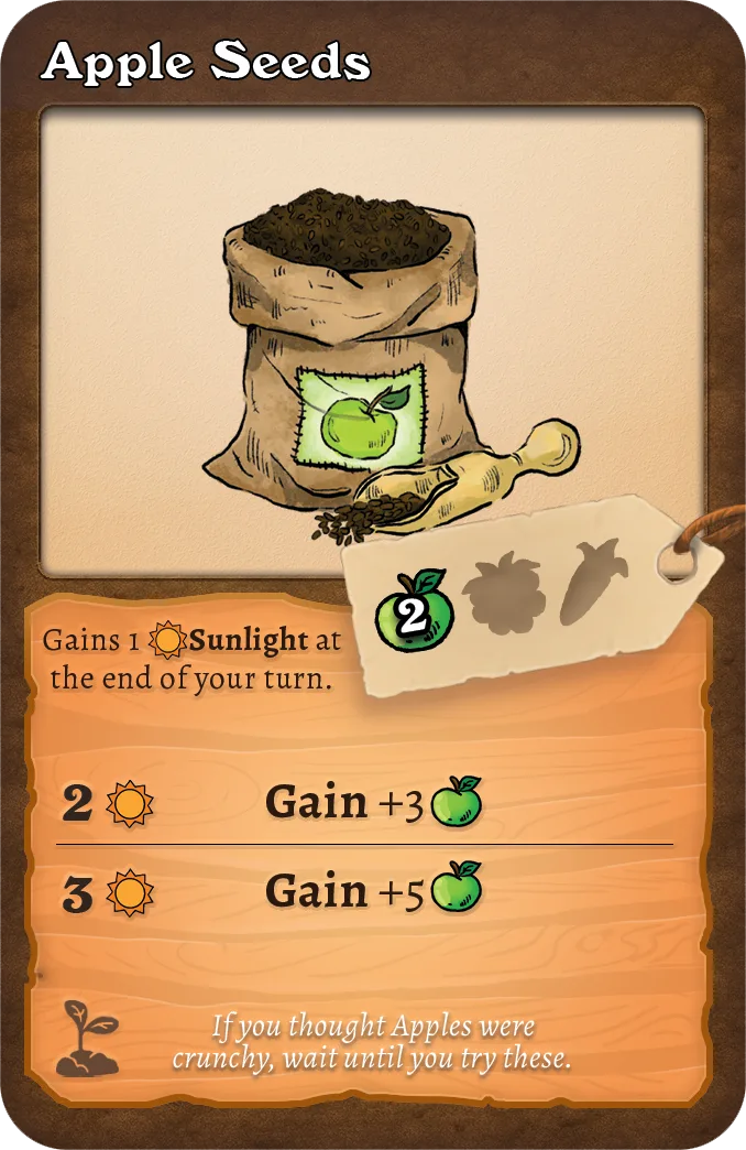 Apple Seeds card