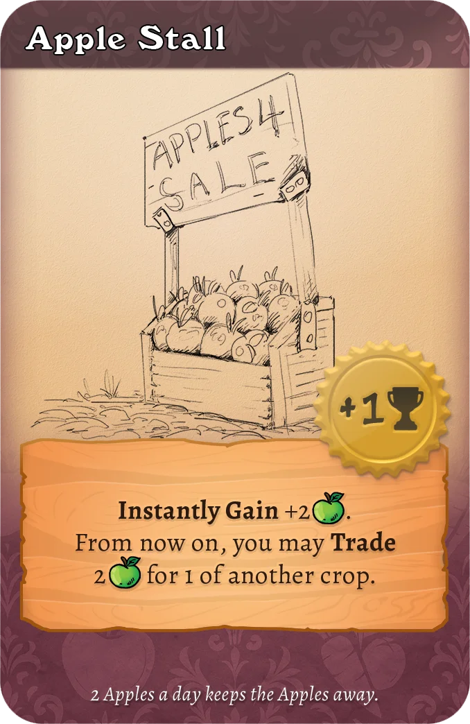 Apple Stall card