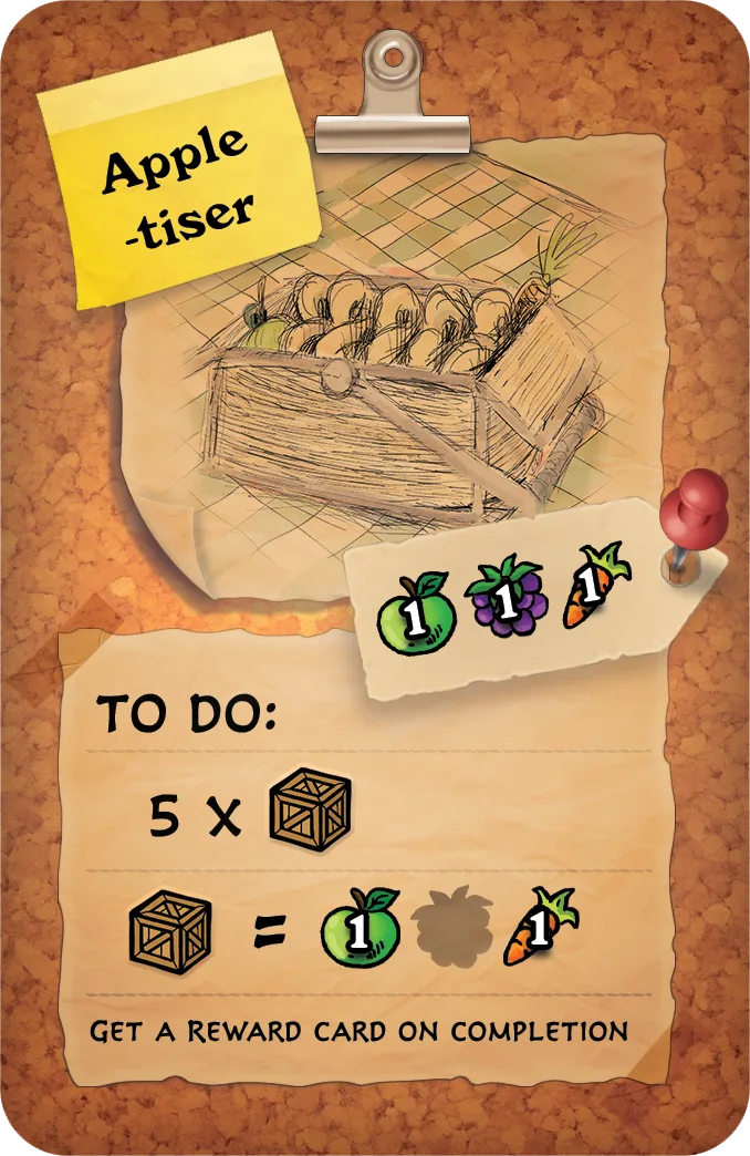 Apple Tiser card