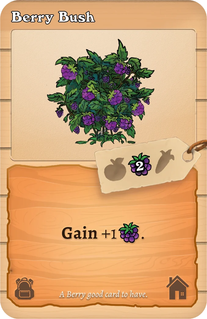 Berry Bush card