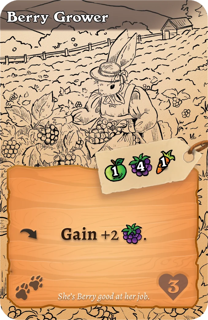 Berry Grower card