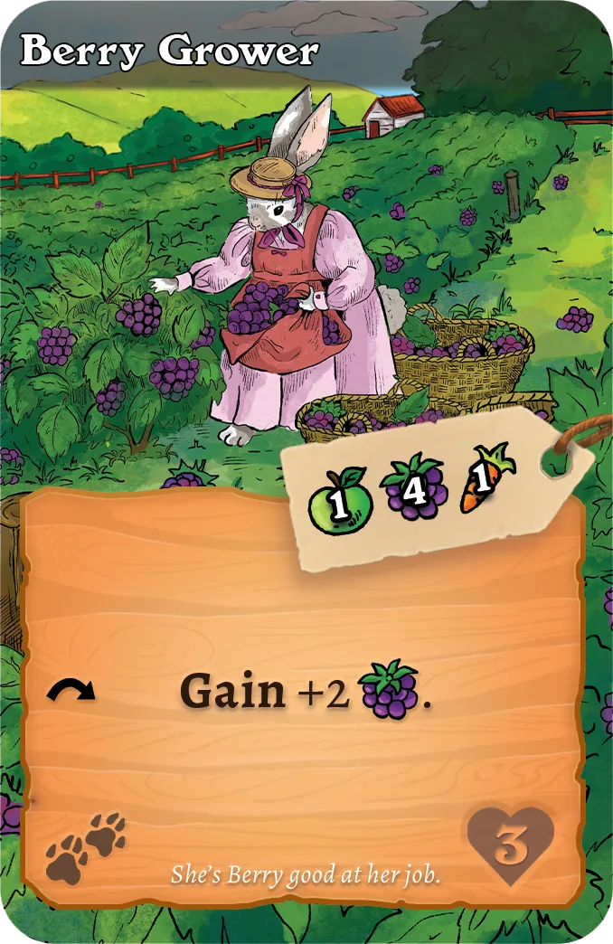 Berry Grower card