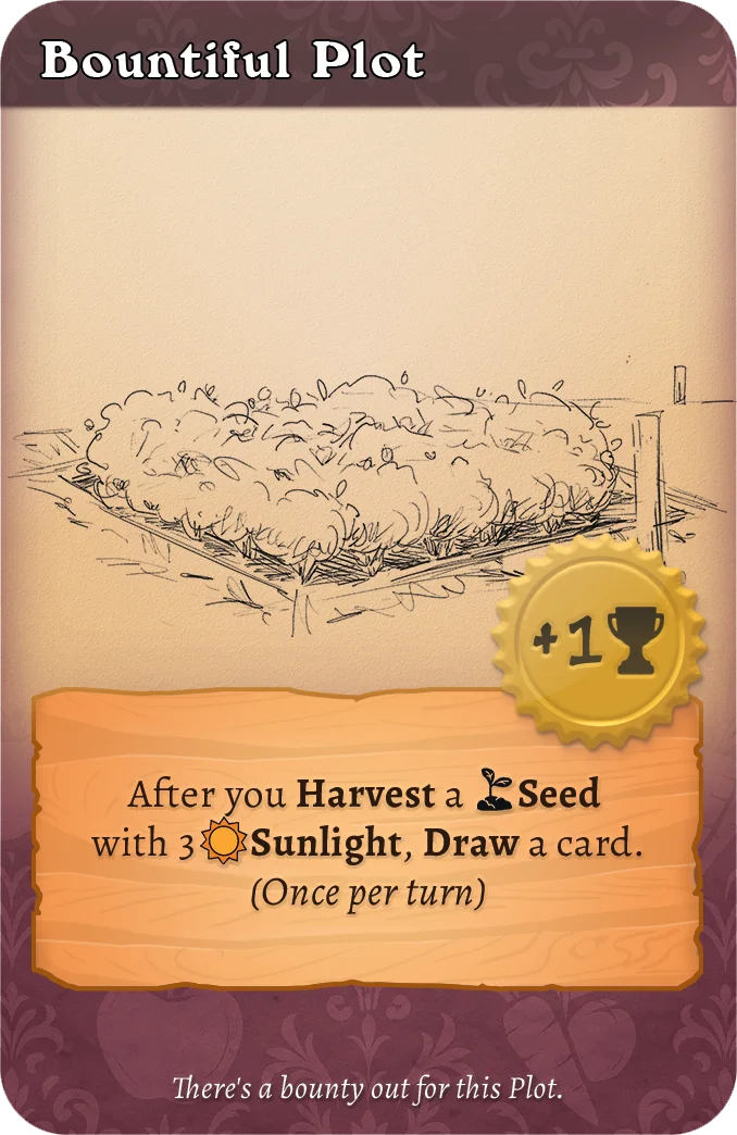 Bountiful Plot card