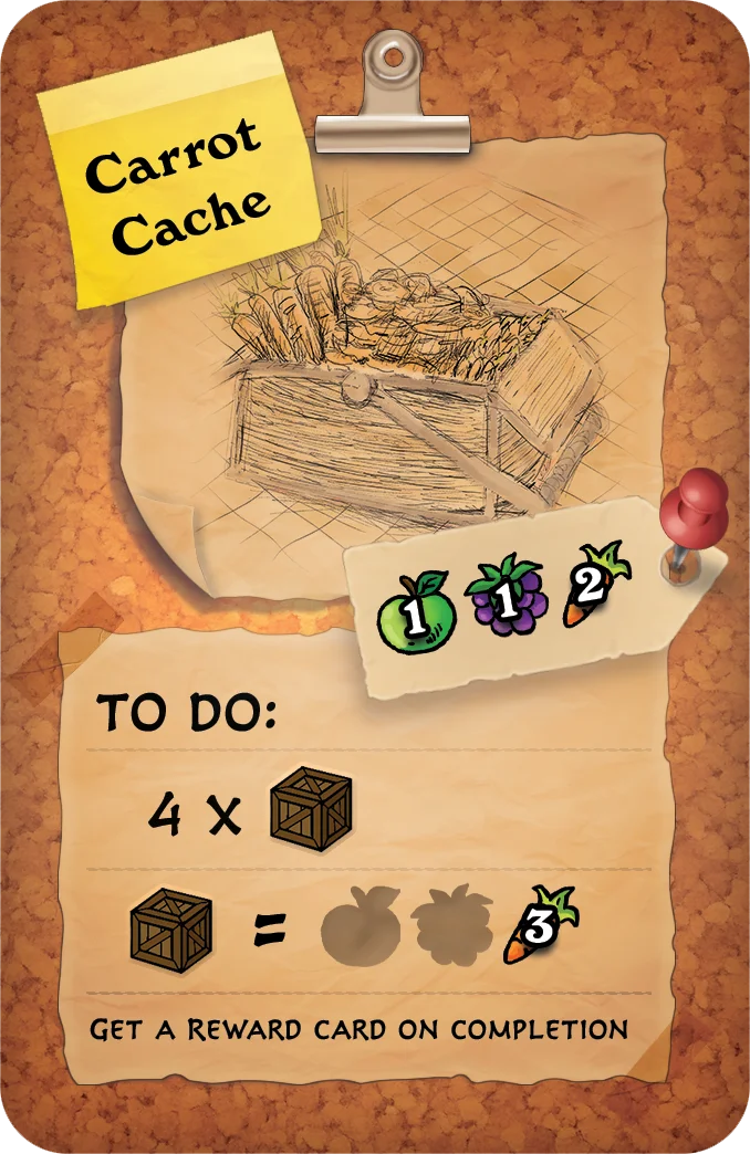 Carrot Cache card