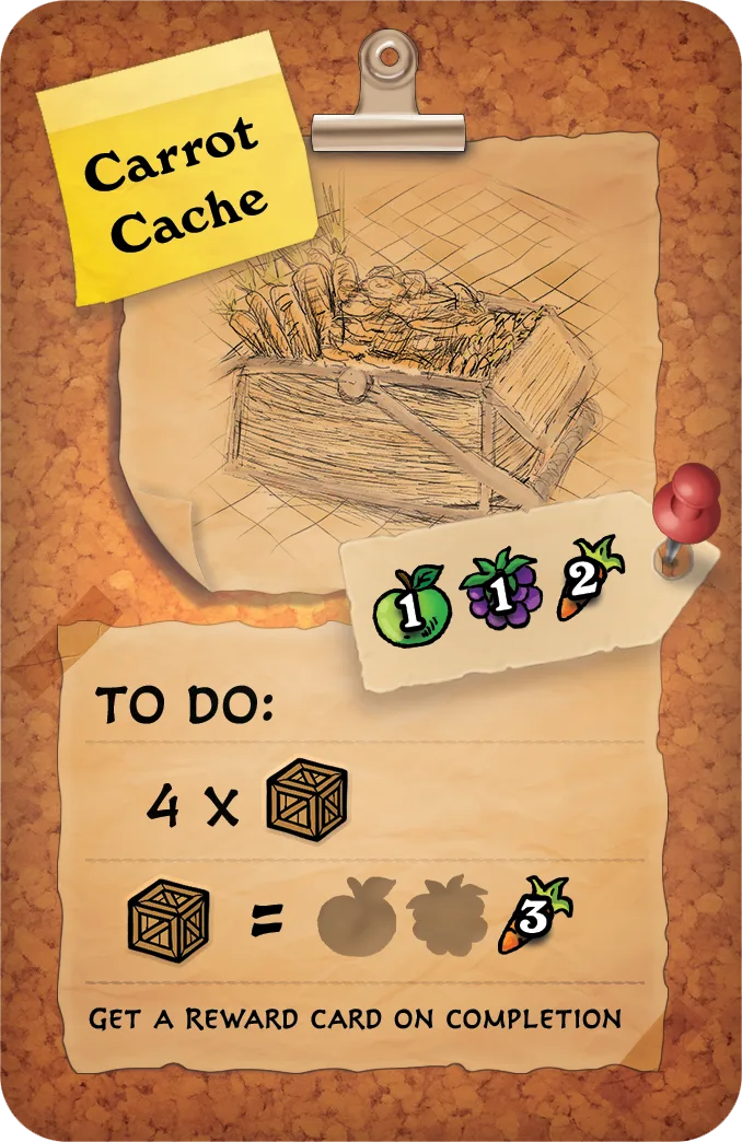 Carrot Cache card