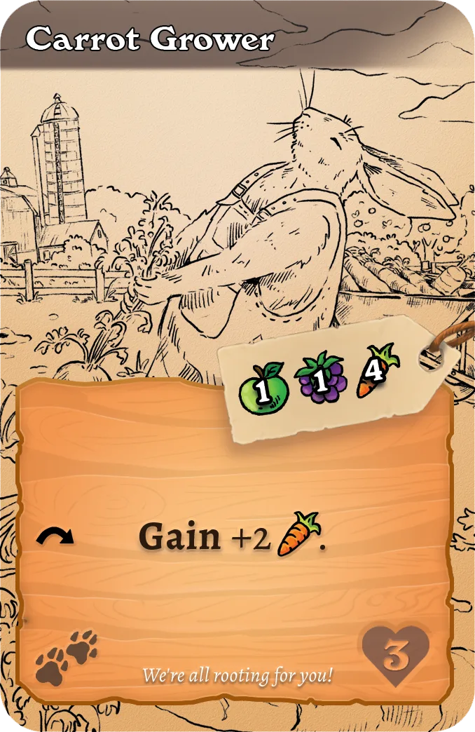 Carrot Grower card