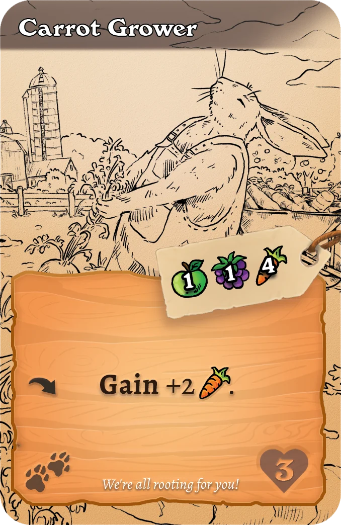 Carrot Grower card