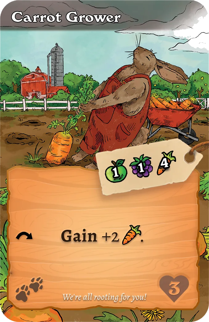 Carrot Grower card