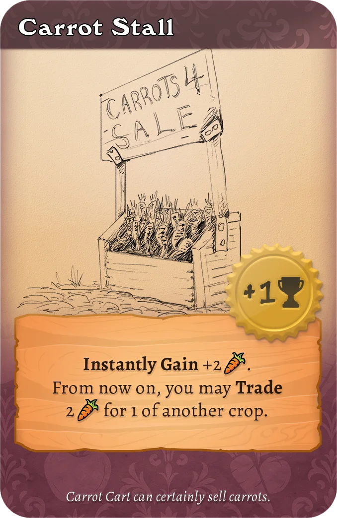 Carrot Stall card
