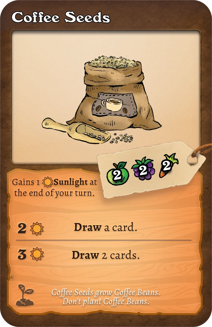 Coffee Seeds card