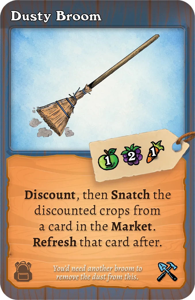 Dusty Broom card