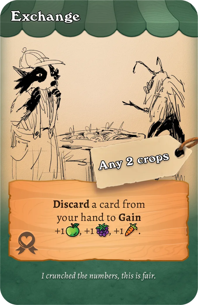 Exchange card