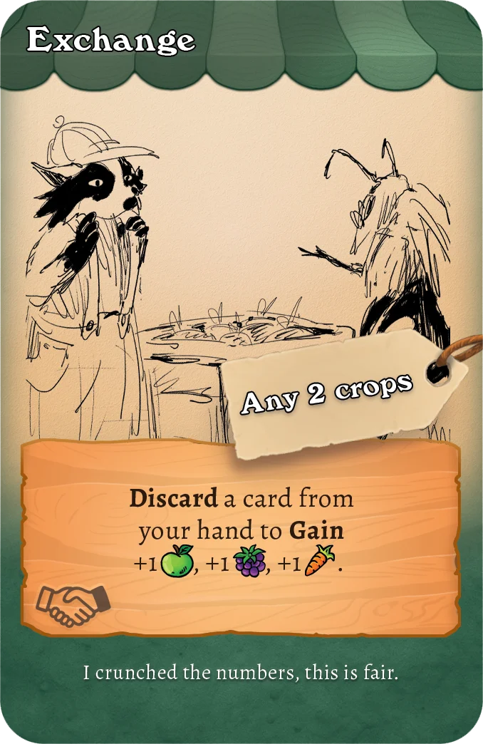 Exchange card
