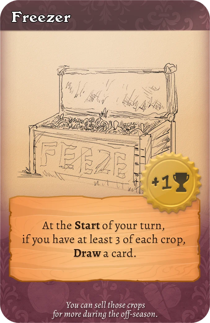 Freezer card