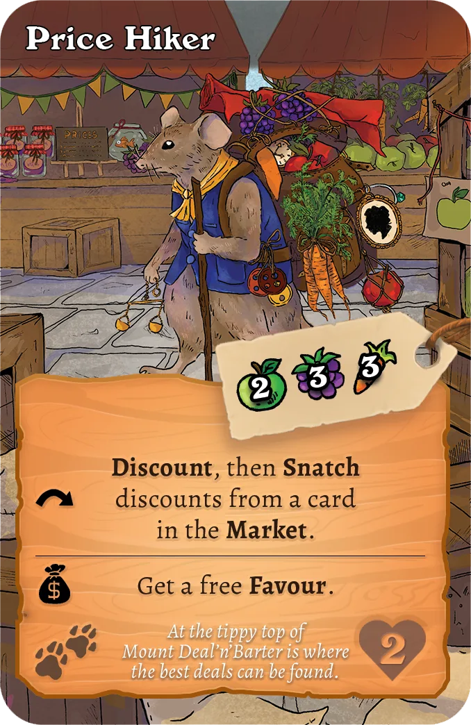 Price Hiker card