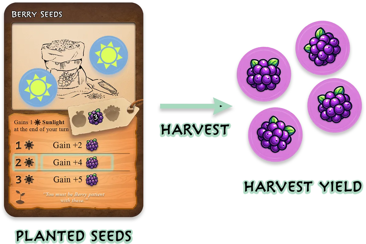 Harvesting Planted Seeds.