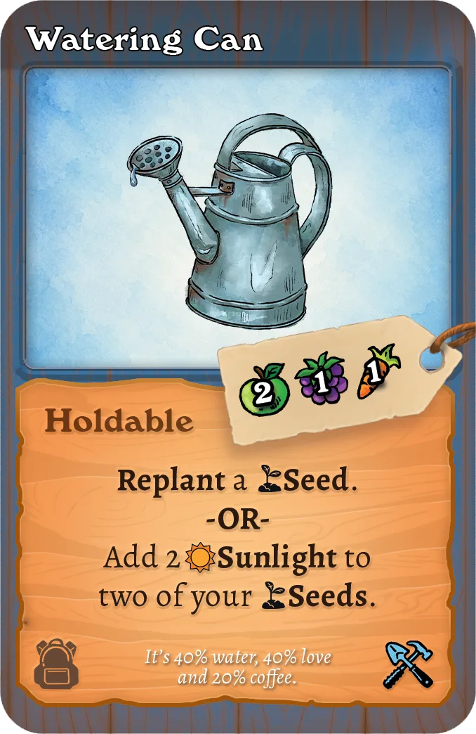 Watering Can card