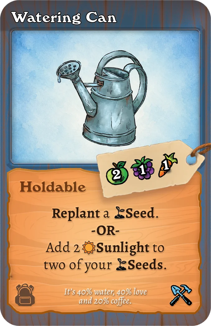 Watering Can card